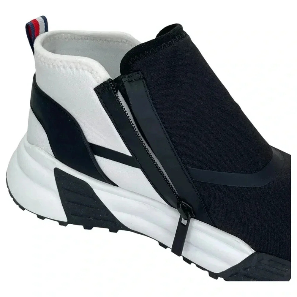 Tommy Hilfiger Morney Black Stretch Womens Fashion Sneakers Size 9M - Picture 5 of 11